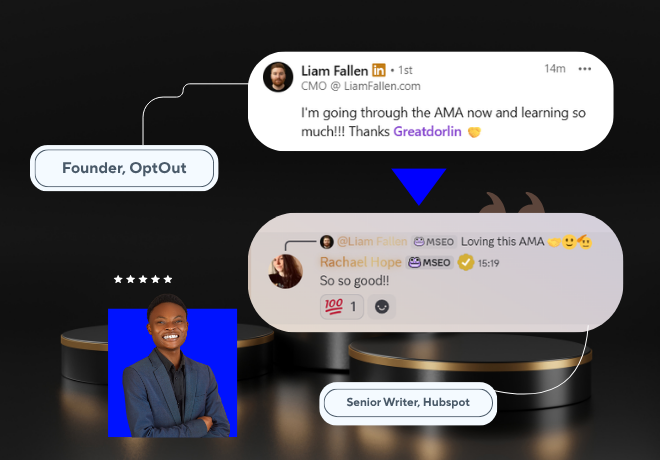 OptOut Founder On Greatdorlin Wisdom Create Great Events Testimonial